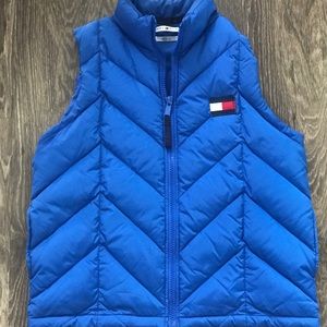 Vintage Tommy Hilfiger Blue puffer vest